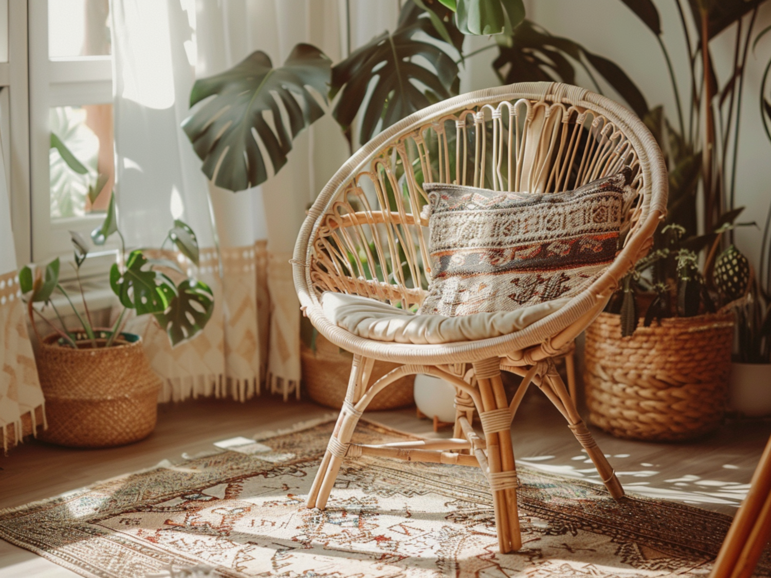 10 inspiracji na odnawianie krzeseł z drewna i rattanu