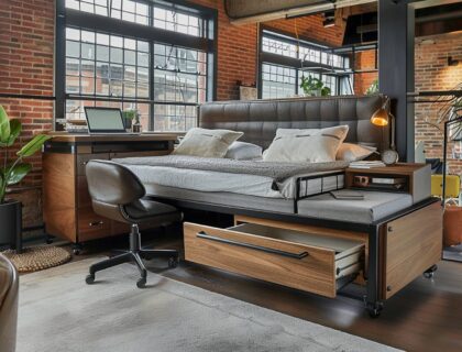 10 pomysłów na przekształcenie starych łóżek w praktyczne meble