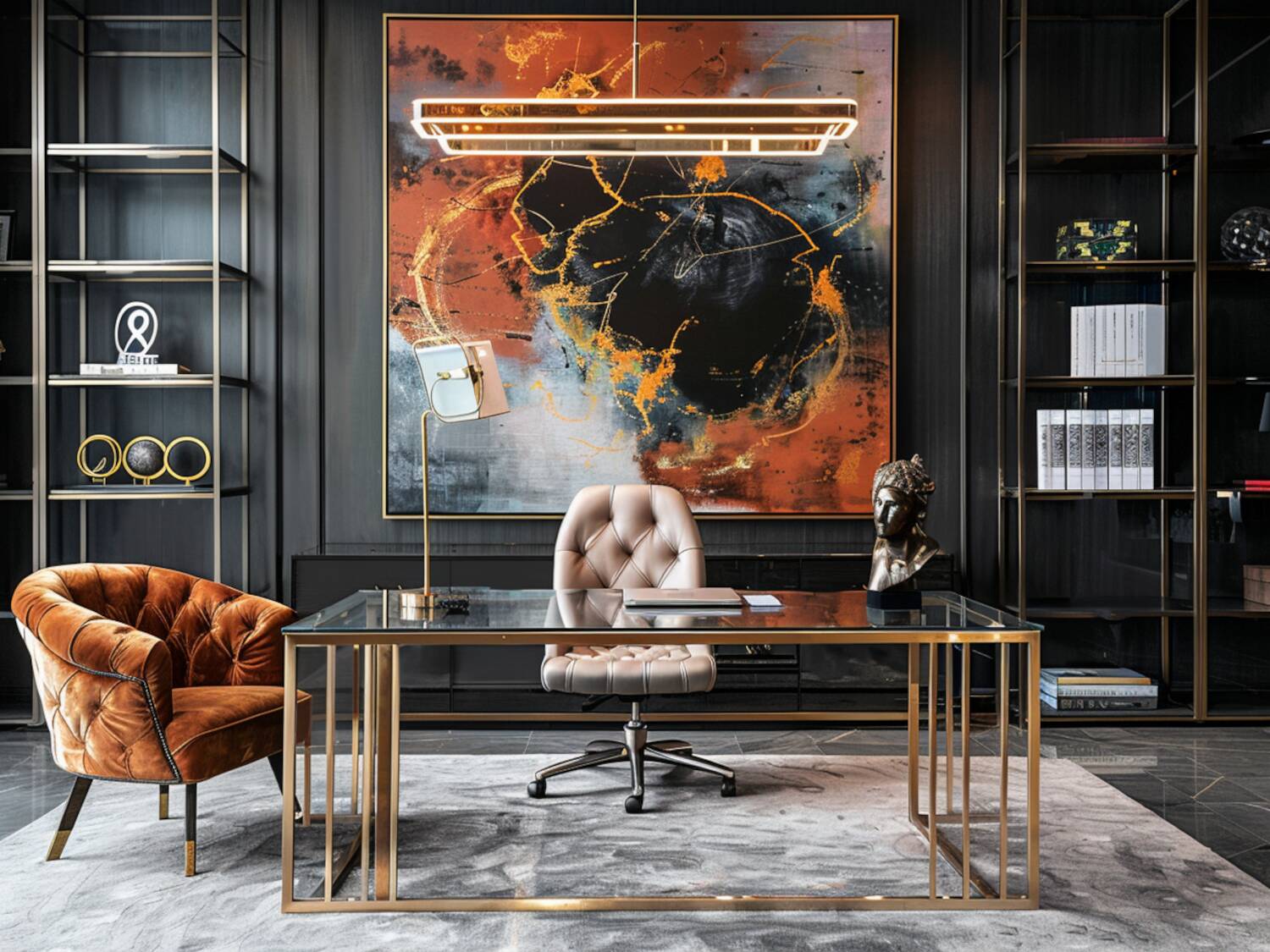 10 inspiracji na wnętrza w stylu industrialnym z nutą glamour.