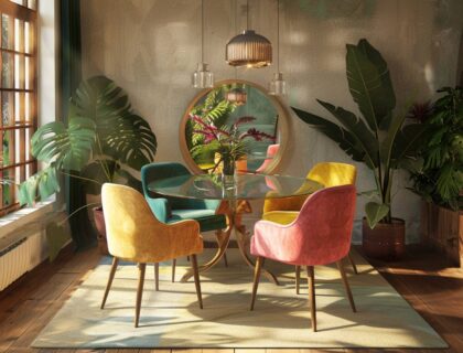 Jak wybrać trwałe krzesła retro do przestrzeni jadalnianych