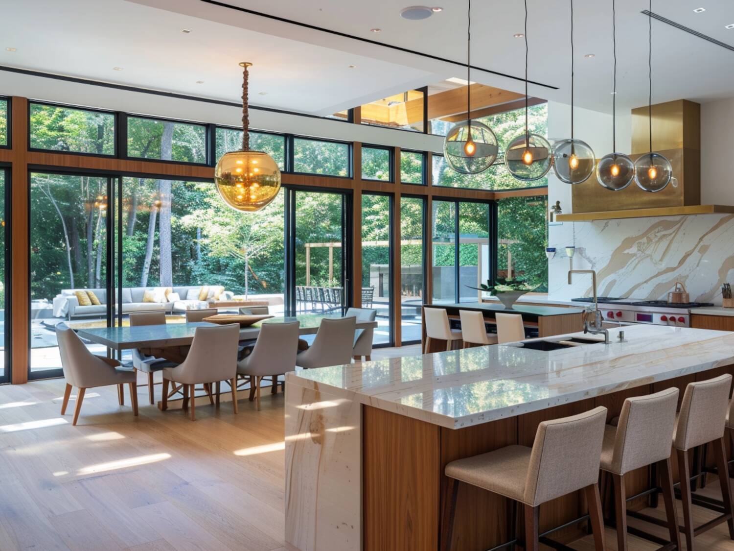 Jakie lampy wiszące najlepiej sprawdzą się w kuchniach otwartych na jadalnię?