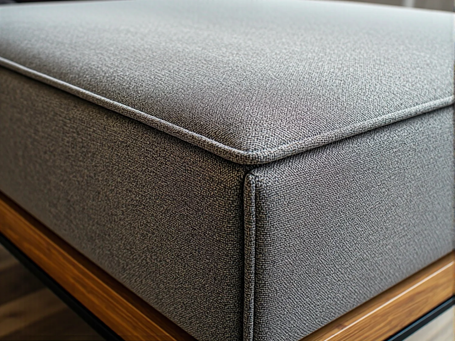 Ergonomiczne miejsce pracy z drewnianymi meblami i dużą ilością naturalnego światła w skandynawskim gabinecie.