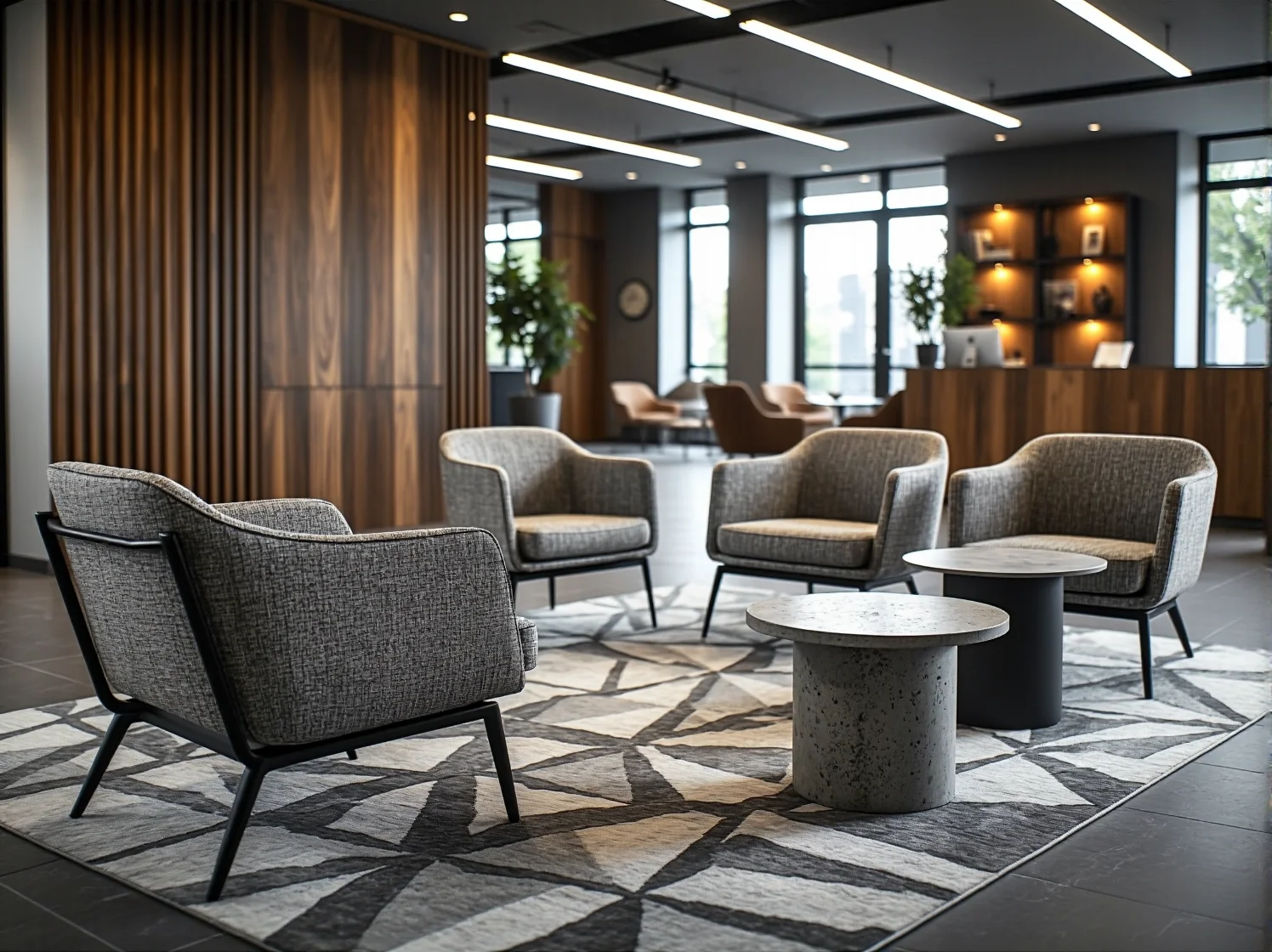 Wielofunkcyjne strefy relaksu z inteligentnymi meblami zewnętrznymi.