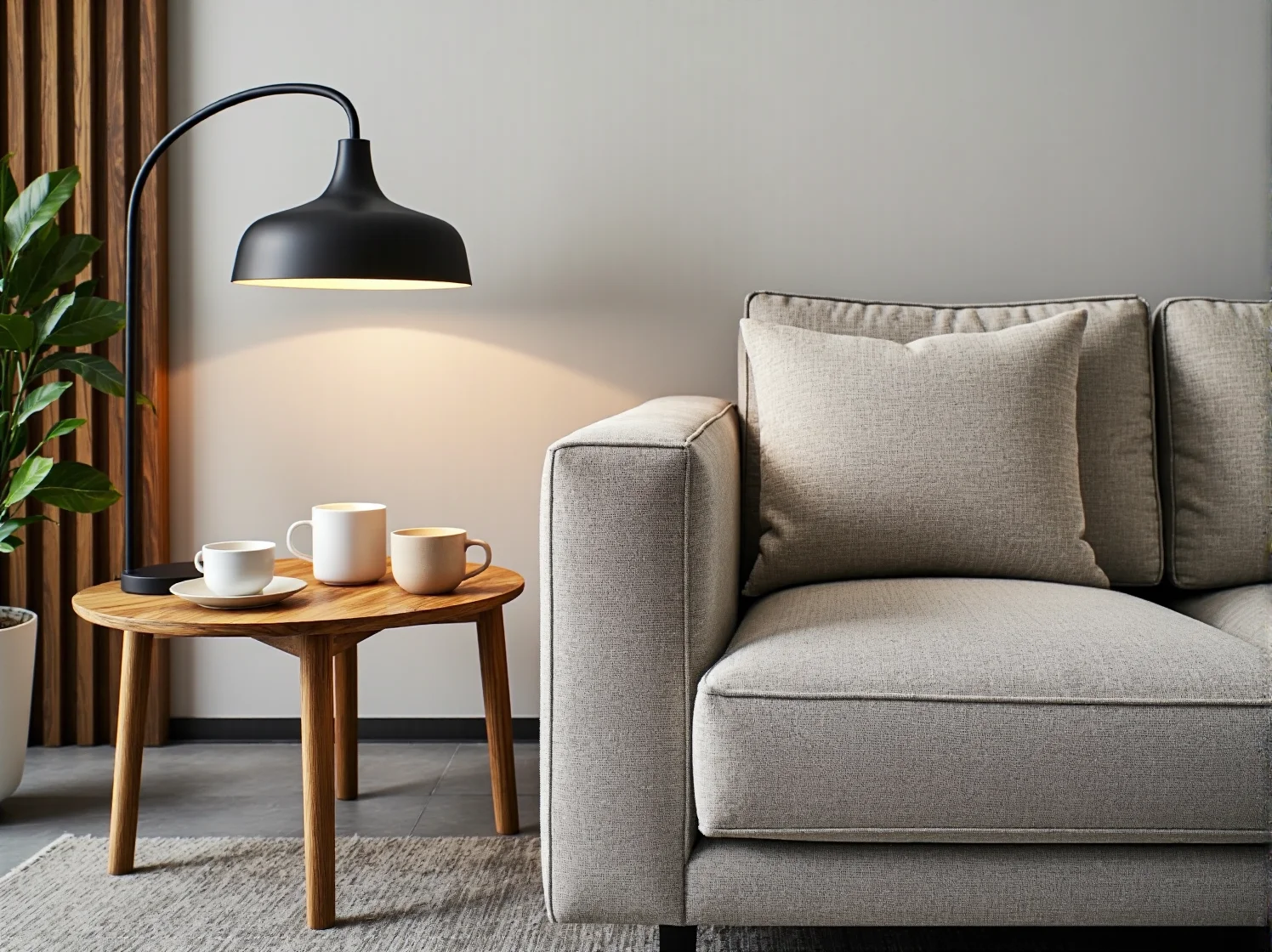 Kinkiet zewnętrzny eksponujący naturalne słoje drewna na elewacji.