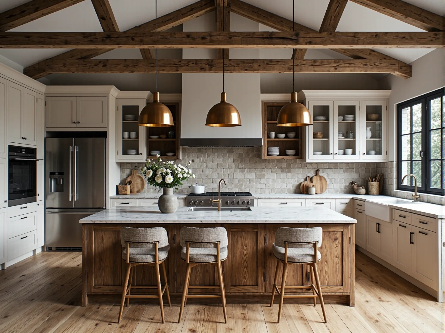 Jak urządzić kuchnię rustykalną z elementami glamour?