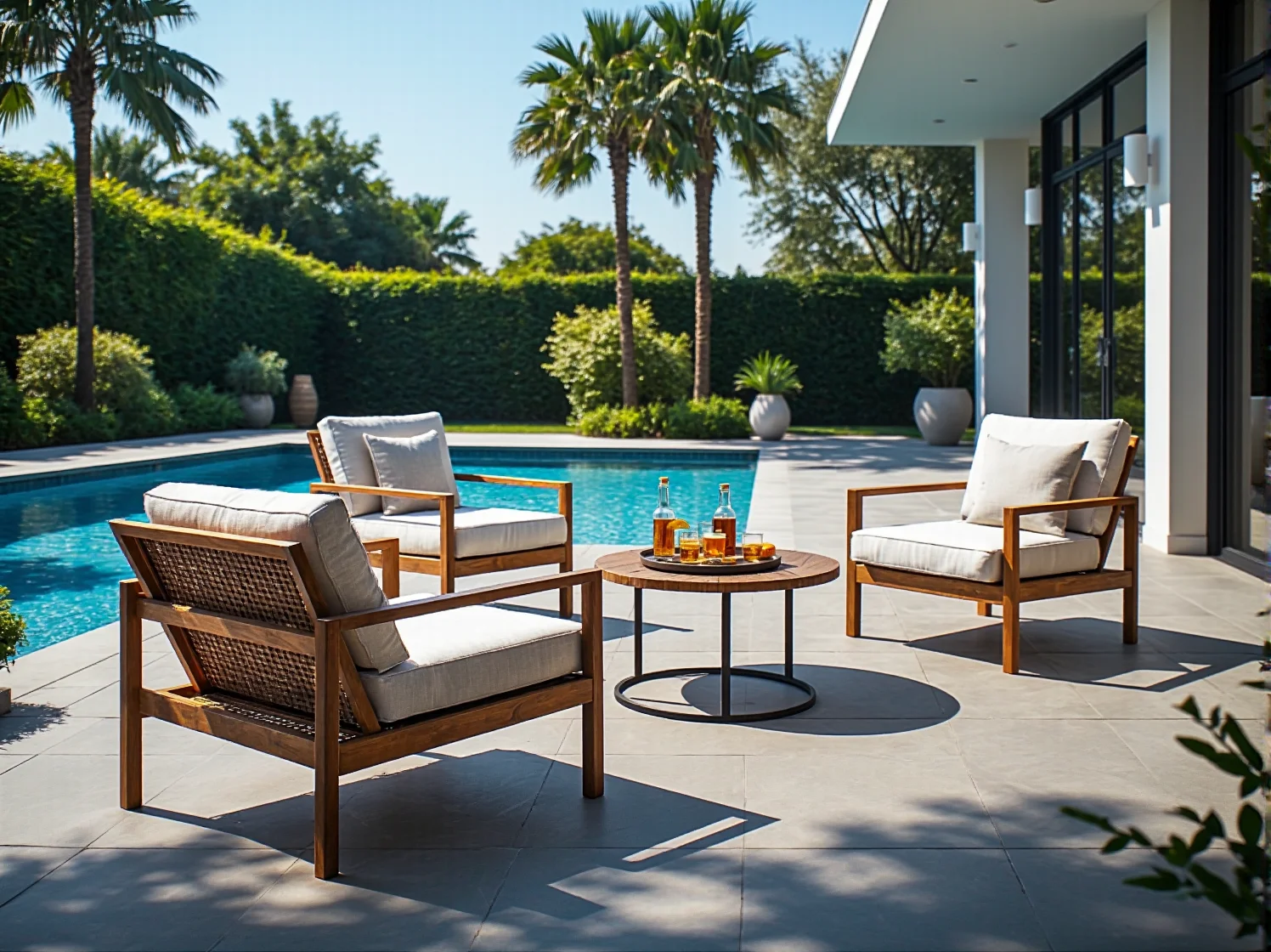 Jakie meble ogrodowe najlepiej sprawdzą się w przestrzeniach z basenem?