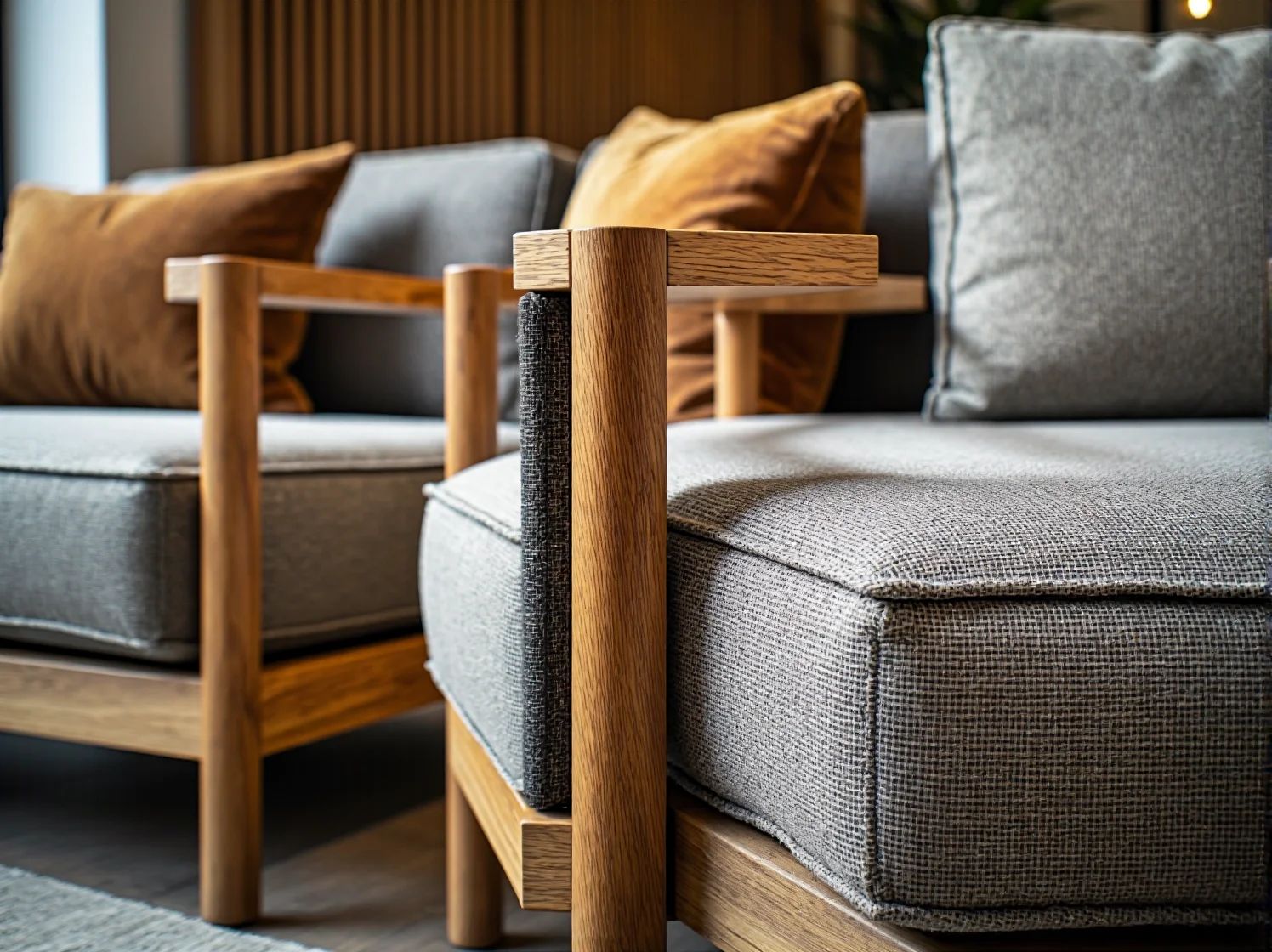 Układ w kształcie litery U: idealny narożnik do dużego salonu otwartego na naturę.