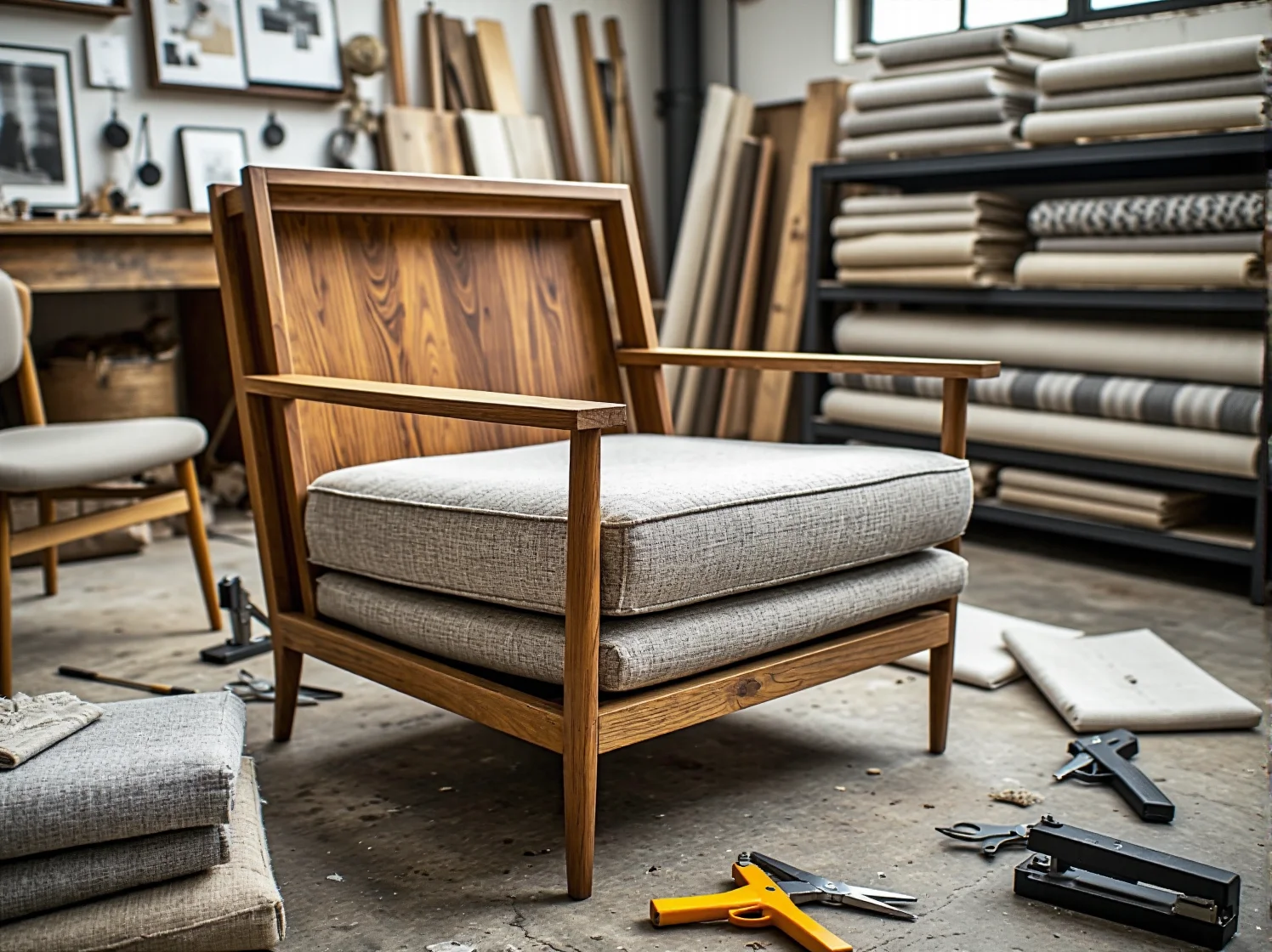 Jakie narzędzia są najbardziej przydatne w renowacji tapicerowanych foteli?