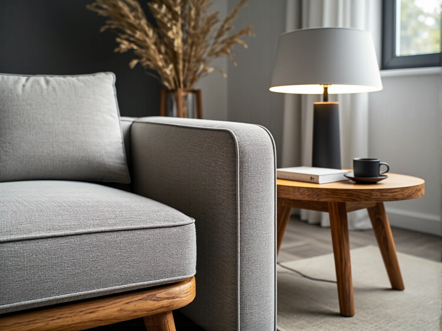 Oświetlenie elewacji domu podkreślające detale nowoczesnej architektury.