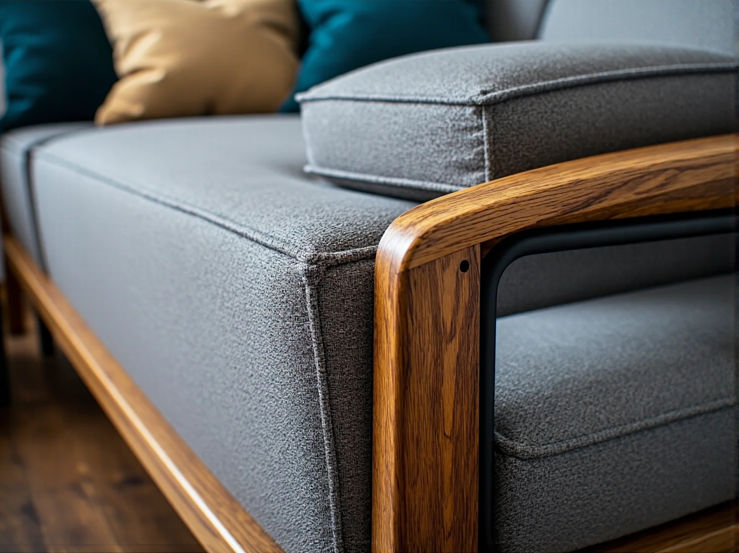 Składane biurko ścienne oszczędzające miejsce w małym pokoju ucznia.