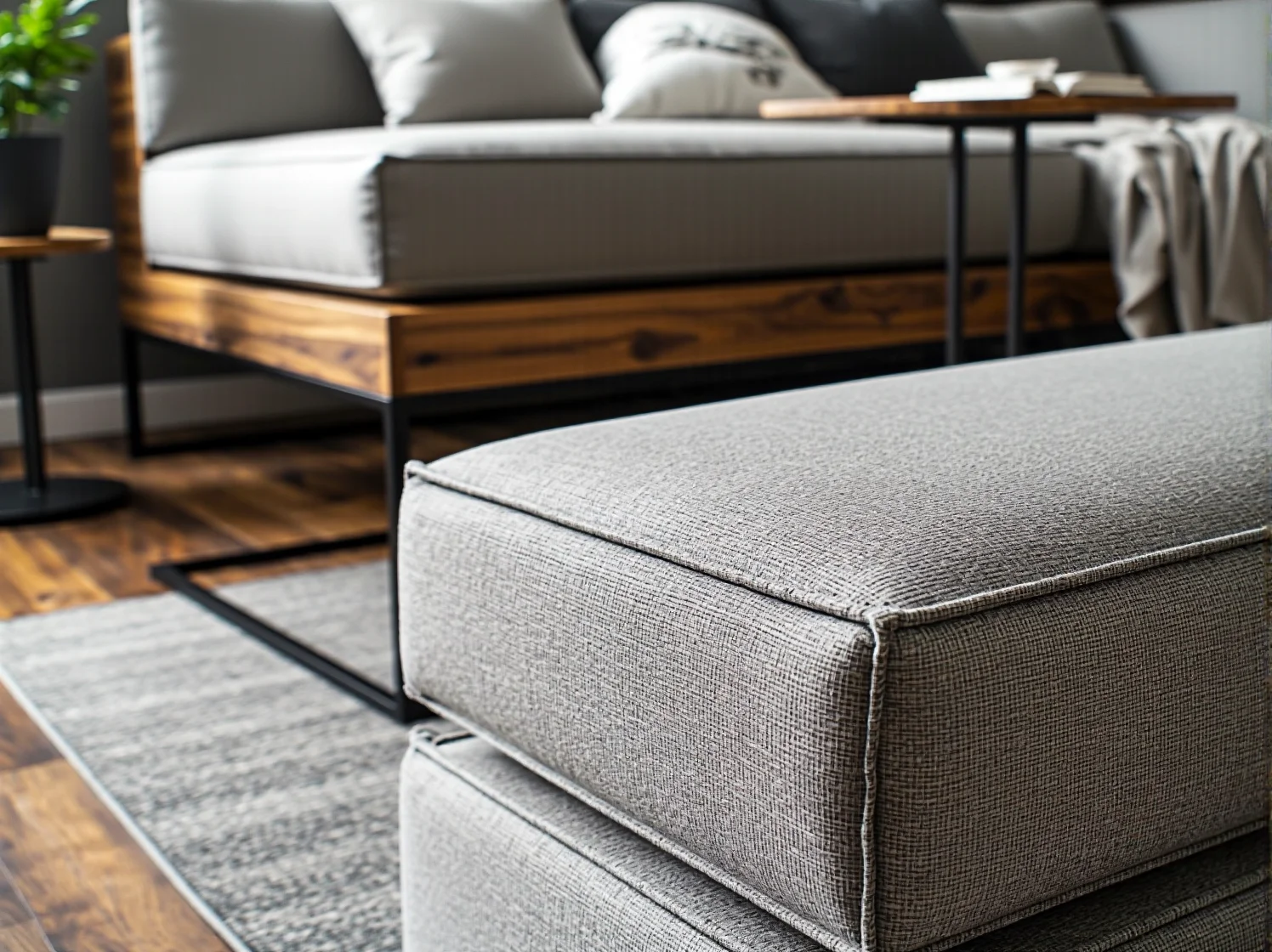 Szuflady pod łóżkiem jako ukryte miejsce na pościel i ubrania dziecka.