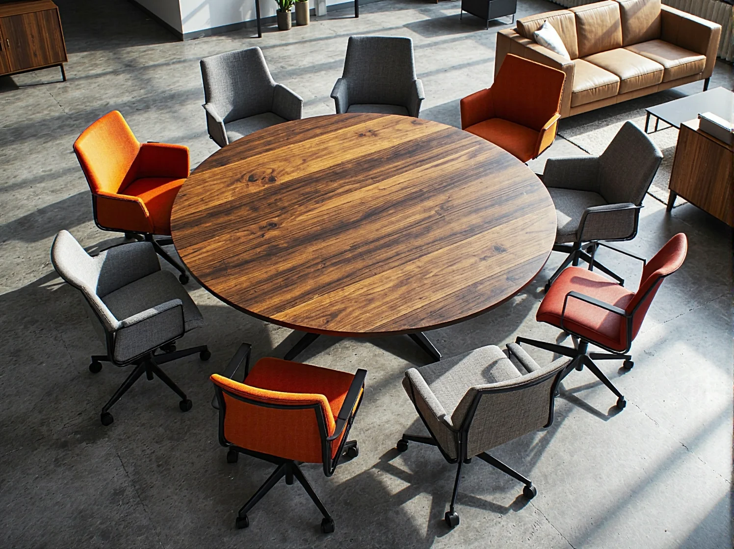 Wytrzymałe materiały foteli do strefy pracy wspólnej i coworkingu